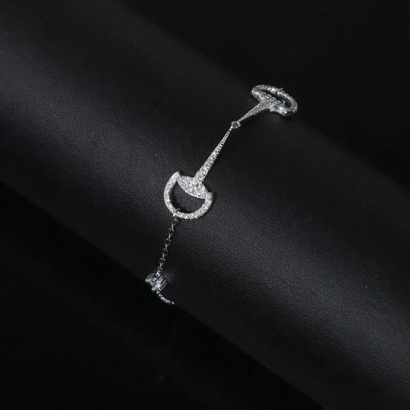 Silverarmband Hästbett Silver / 15 med 4cm