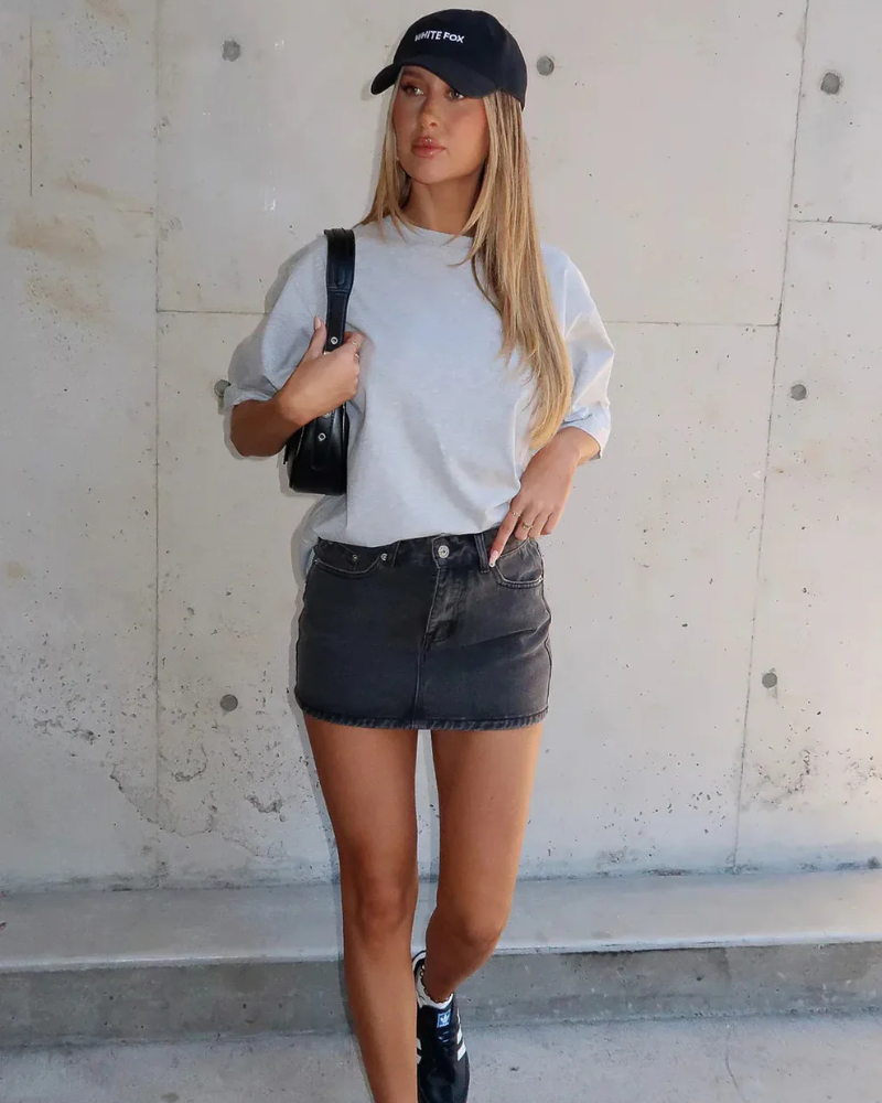 Mini jeanskjol