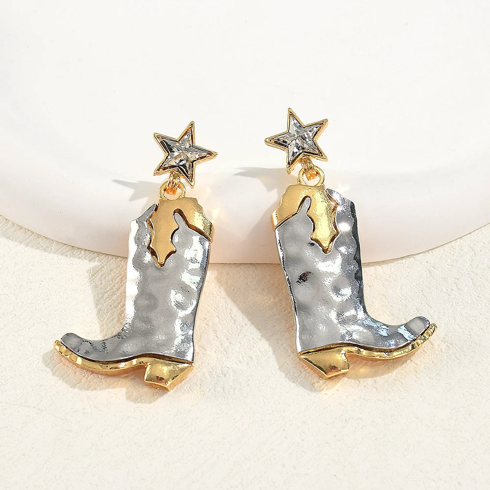 Cowboyboots örhängen