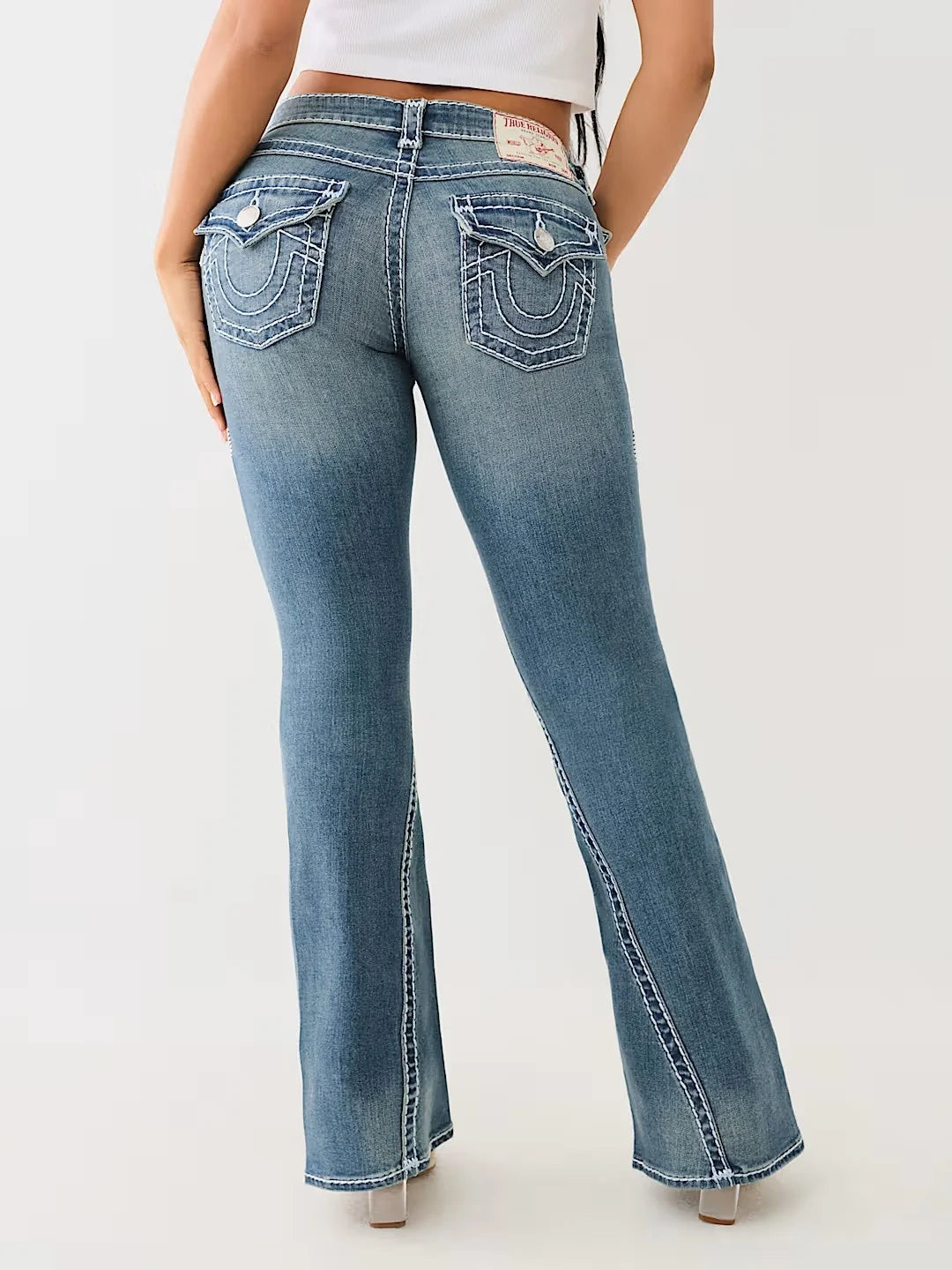 Lågmidjade bootcut jeans