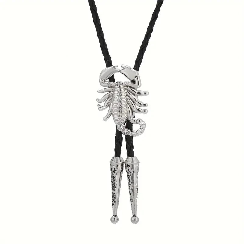 Bolo tie med 3D-skorpion i metall