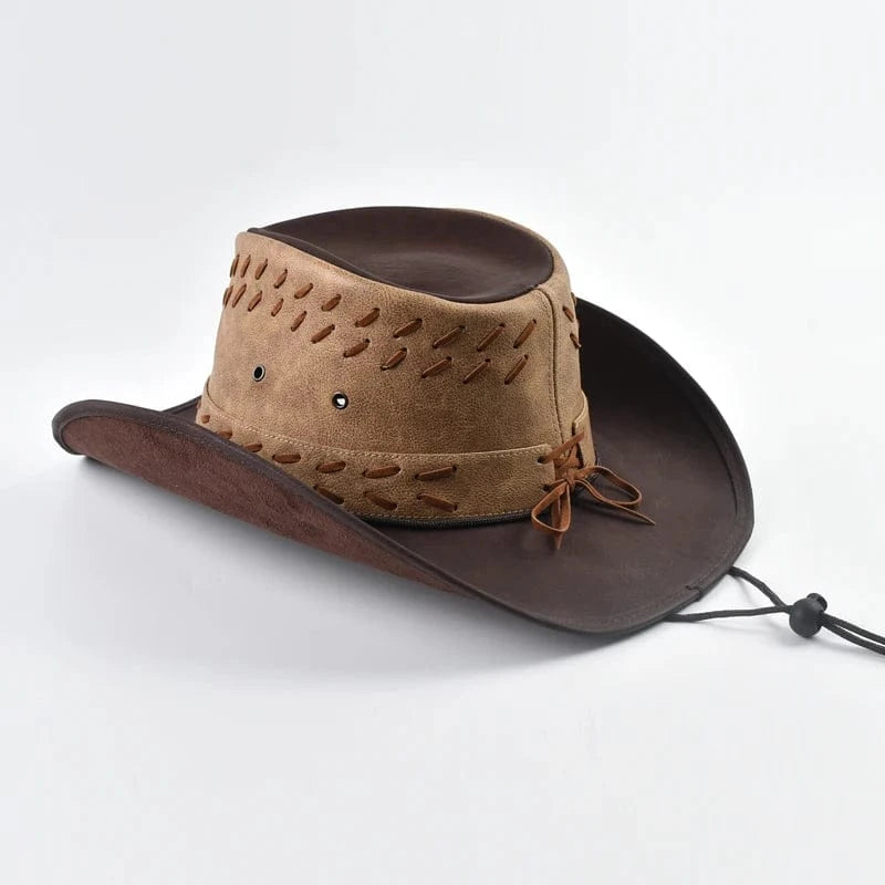 Äkta cowboyhatt skinn