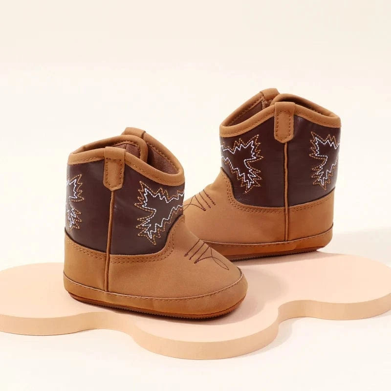 Baby cowboy boots mjukt foder halkfri