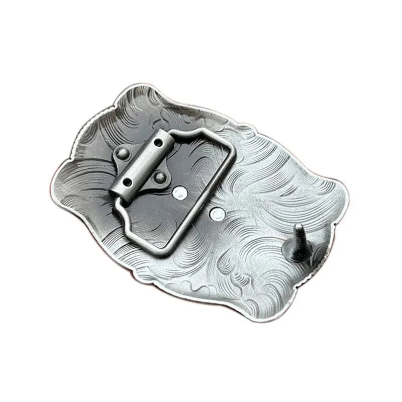 Bältespänne cowboystövlar blommor western