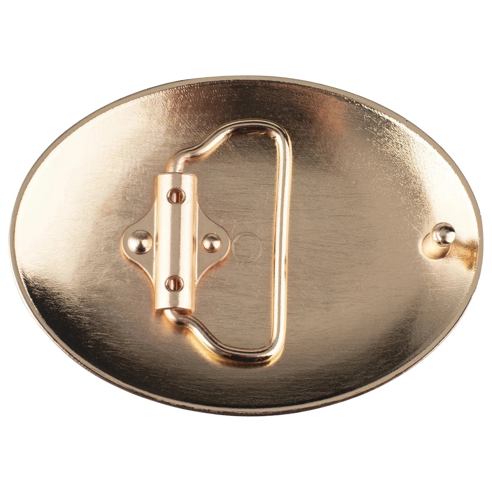 Bältespänne med dekorsten och blommönster