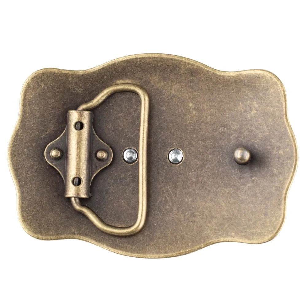 Bältespänne med springande häst