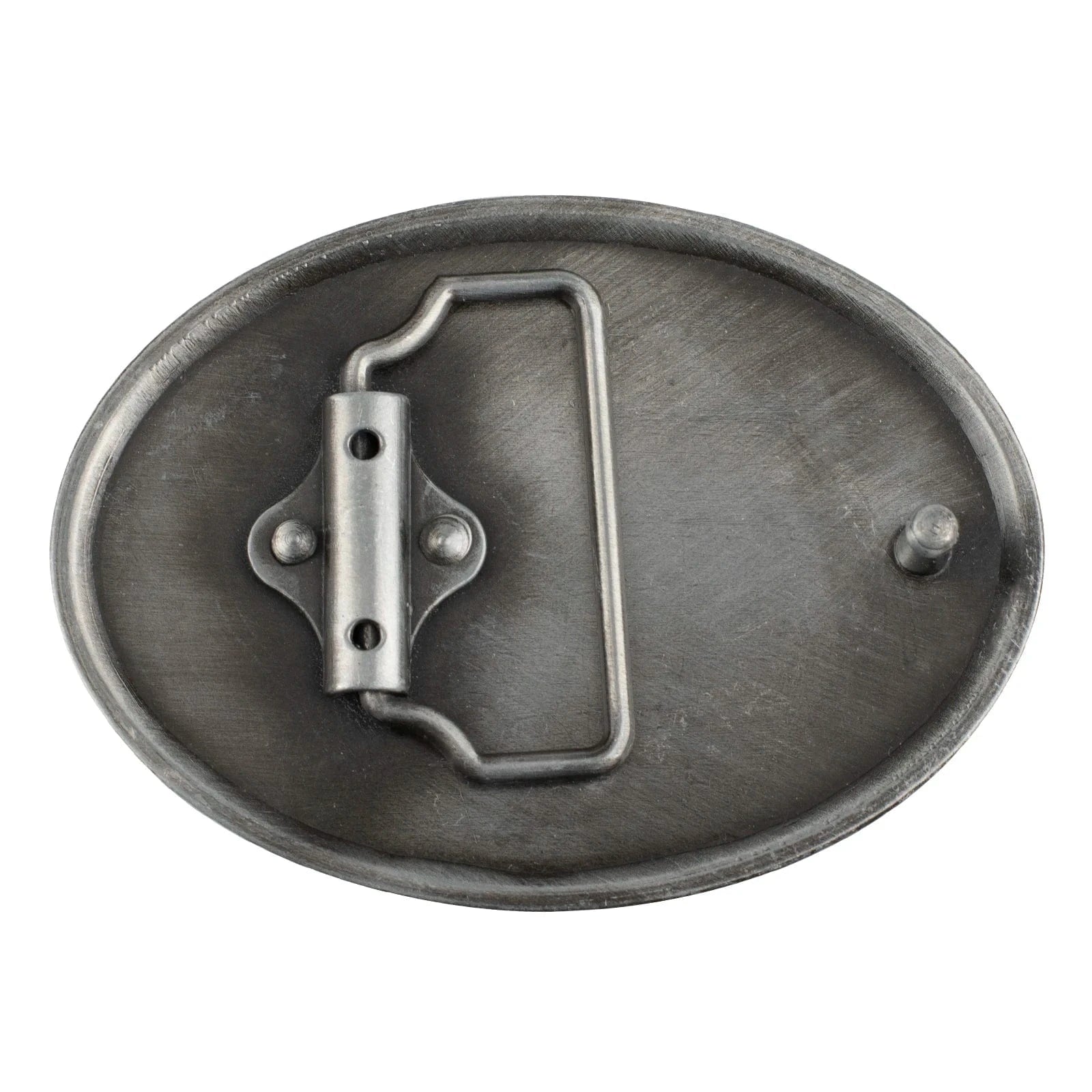 Bältesspänne örn på blå emaljbakgrund