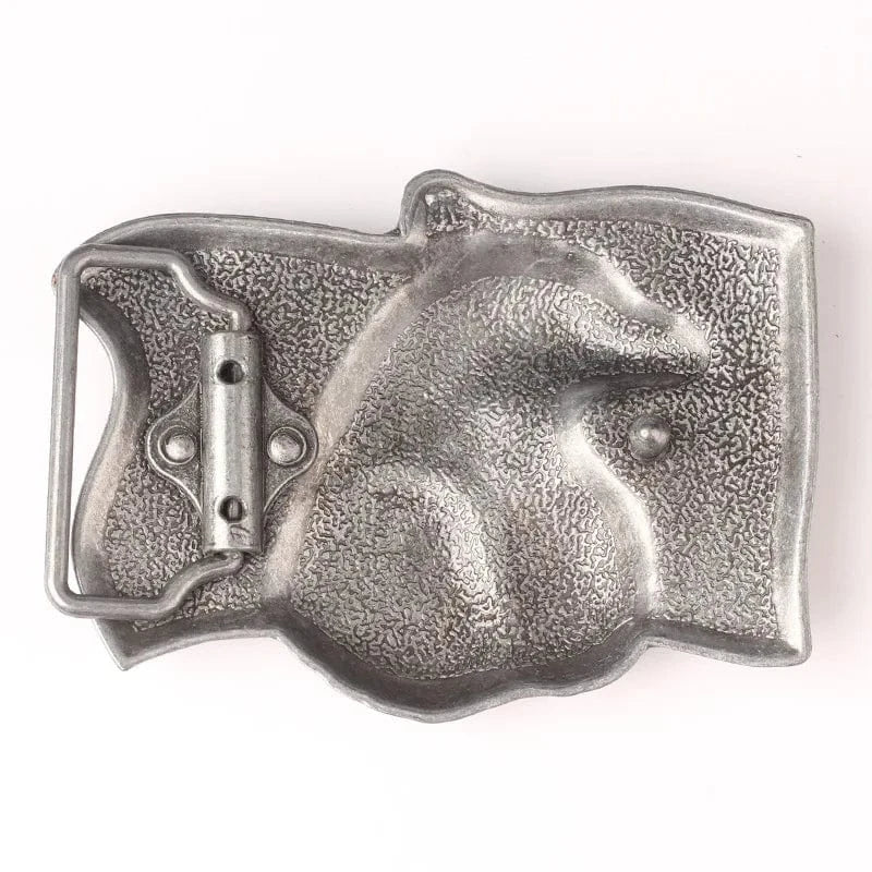 Bältesspänne örnhuvud med amerikansk flagga