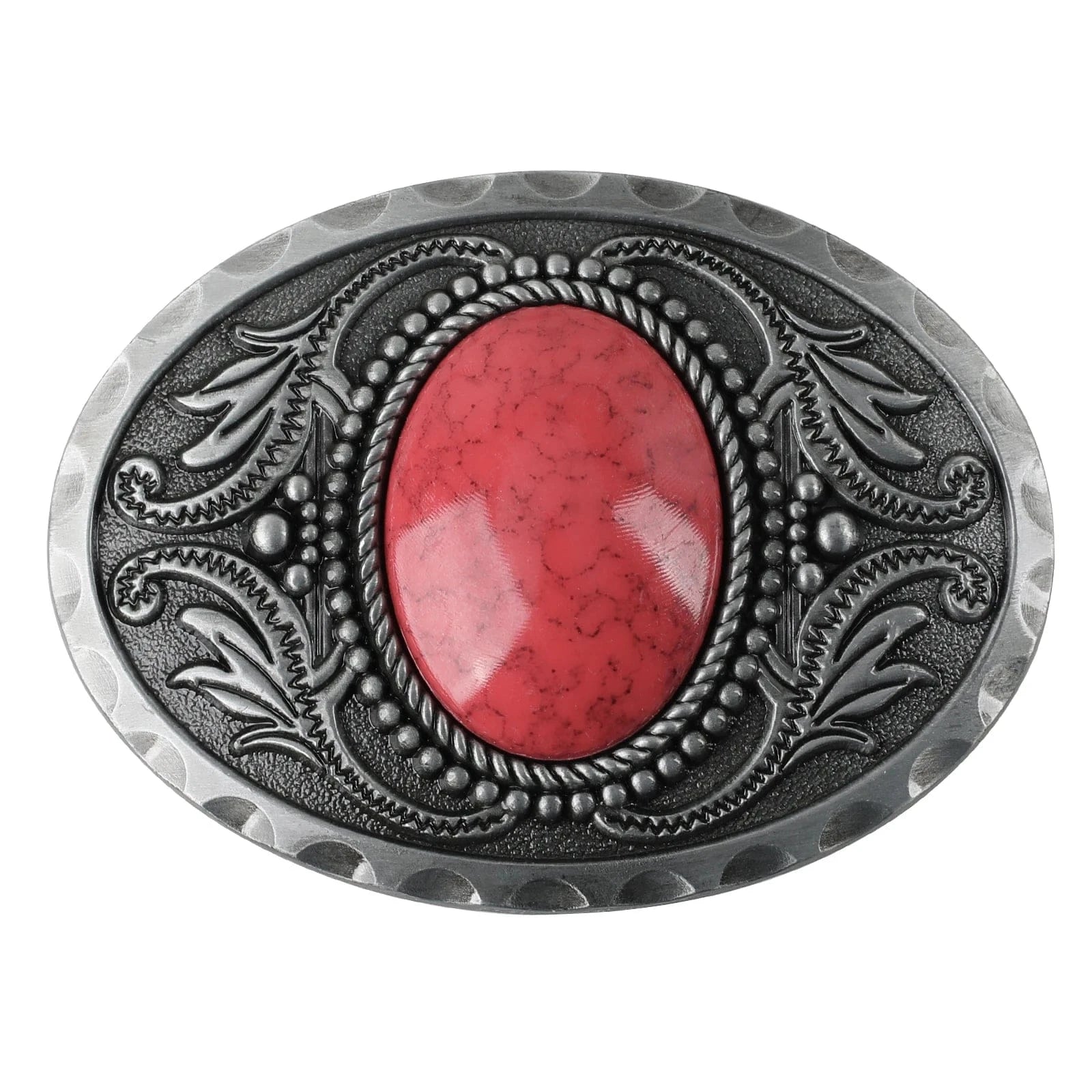 Bältesspänne Oval Sten