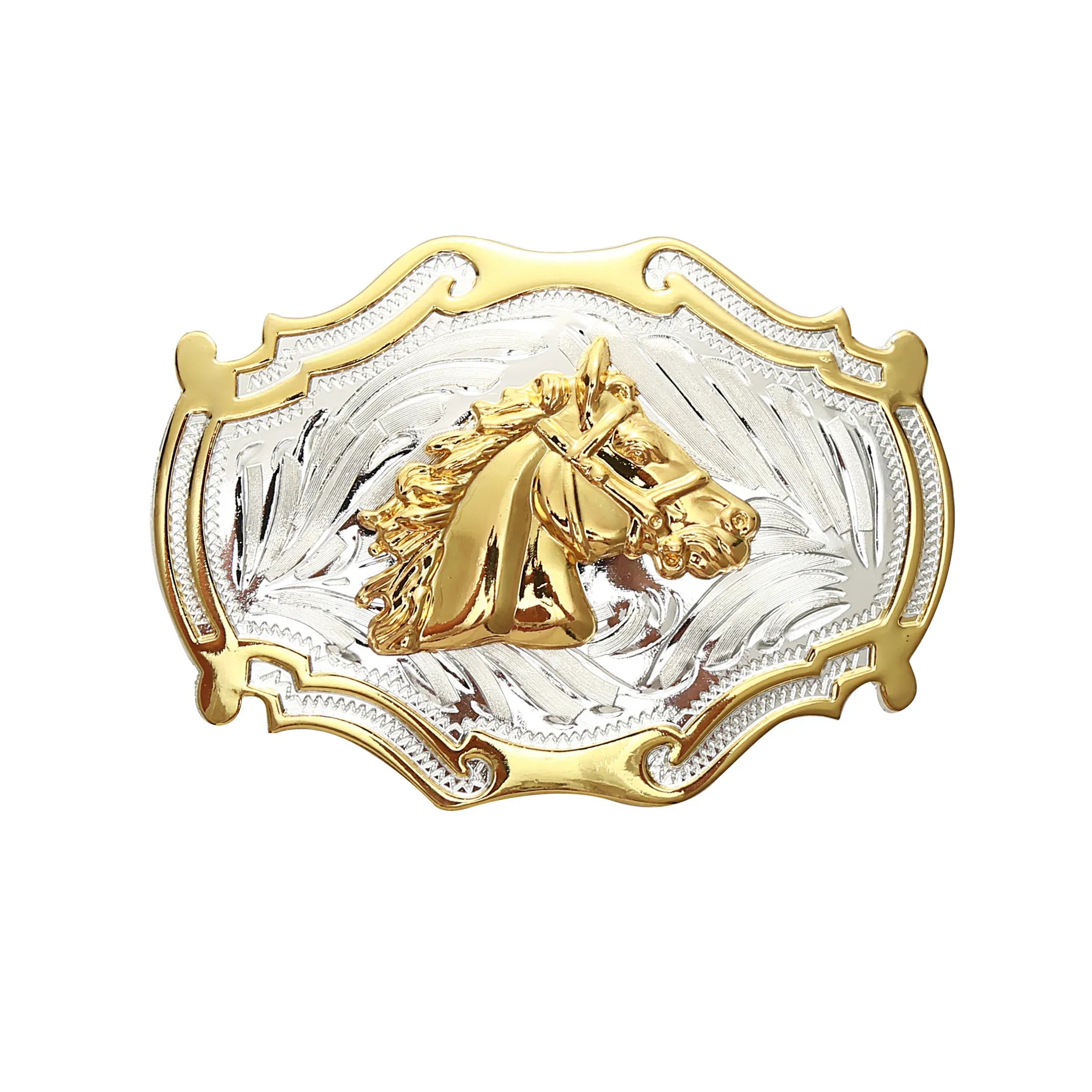 Bältesspänne western hästhuvud