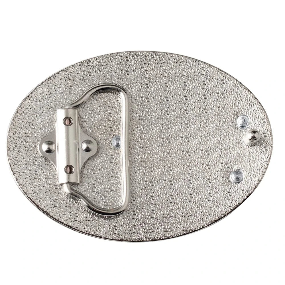 Bältesspänne western med silver och guld sheriffstjärna