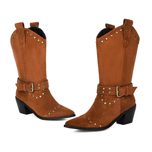 Cowgirl boots mocka