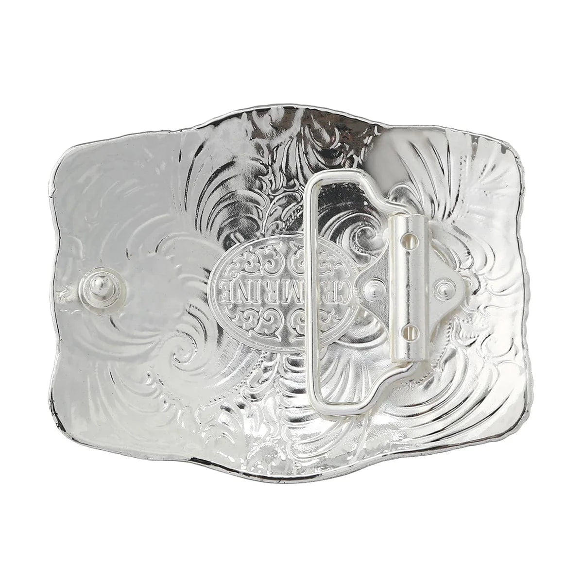 Bison Bältesspänne Silver