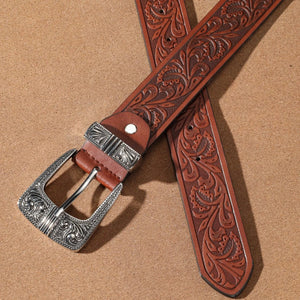 Blommigt westernbälte