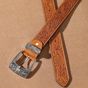 Blommigt westernbälte