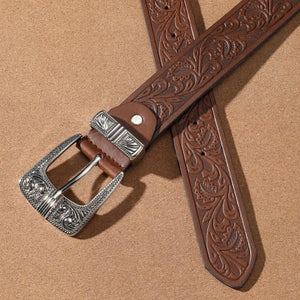 Blommigt westernbälte