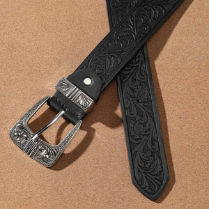 Blommigt westernbälte