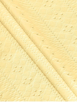 Blus med broderie anglaise