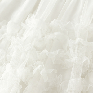 Bohemisk golvlång tyllkjol
