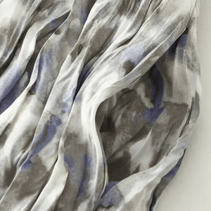 Bohemisk plisserad maxikjol