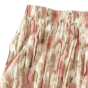 Bohemisk plisserad maxikjol