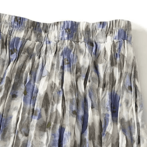 Bohemisk plisserad maxikjol