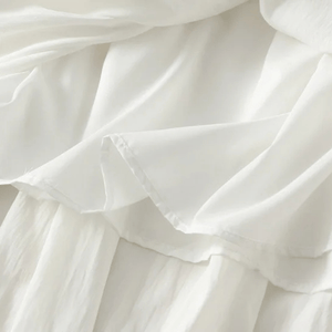 Bohemisk sommarkjol med knytdetaljer