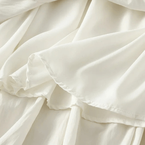 Bohemisk sommarkjol med knytdetaljer