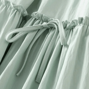 Bohemisk sommarkjol med knytdetaljer