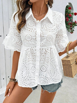 Broderie anglaise blus