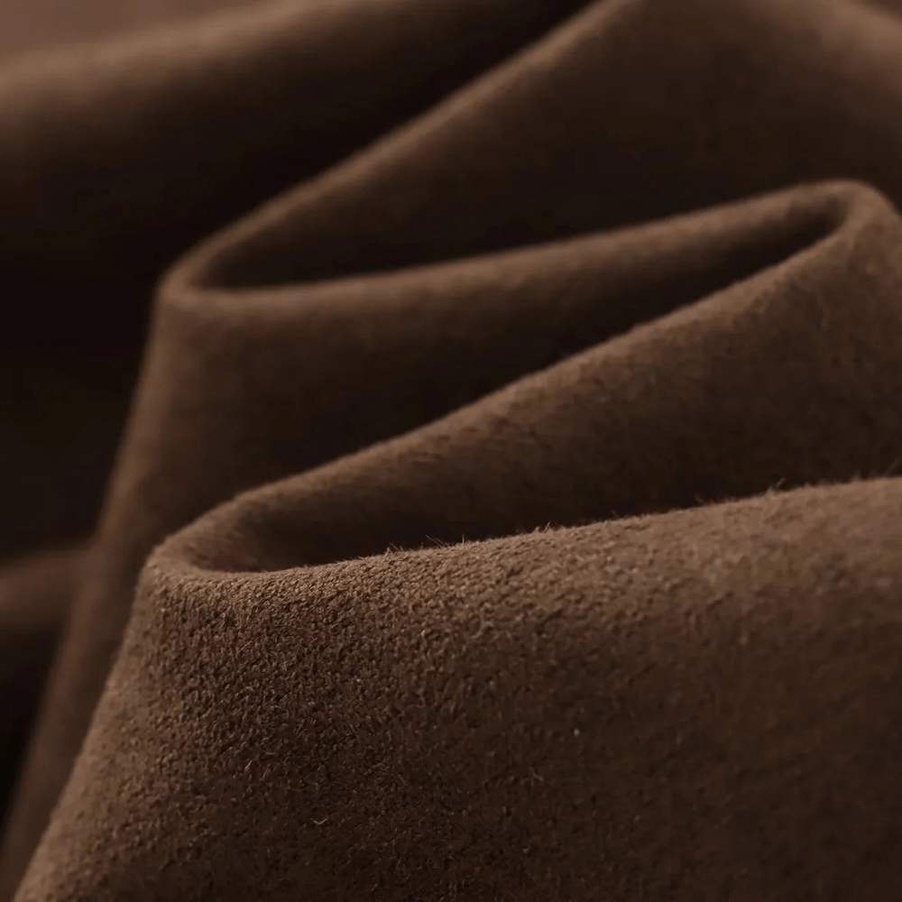 Brun kort mockajacka dam