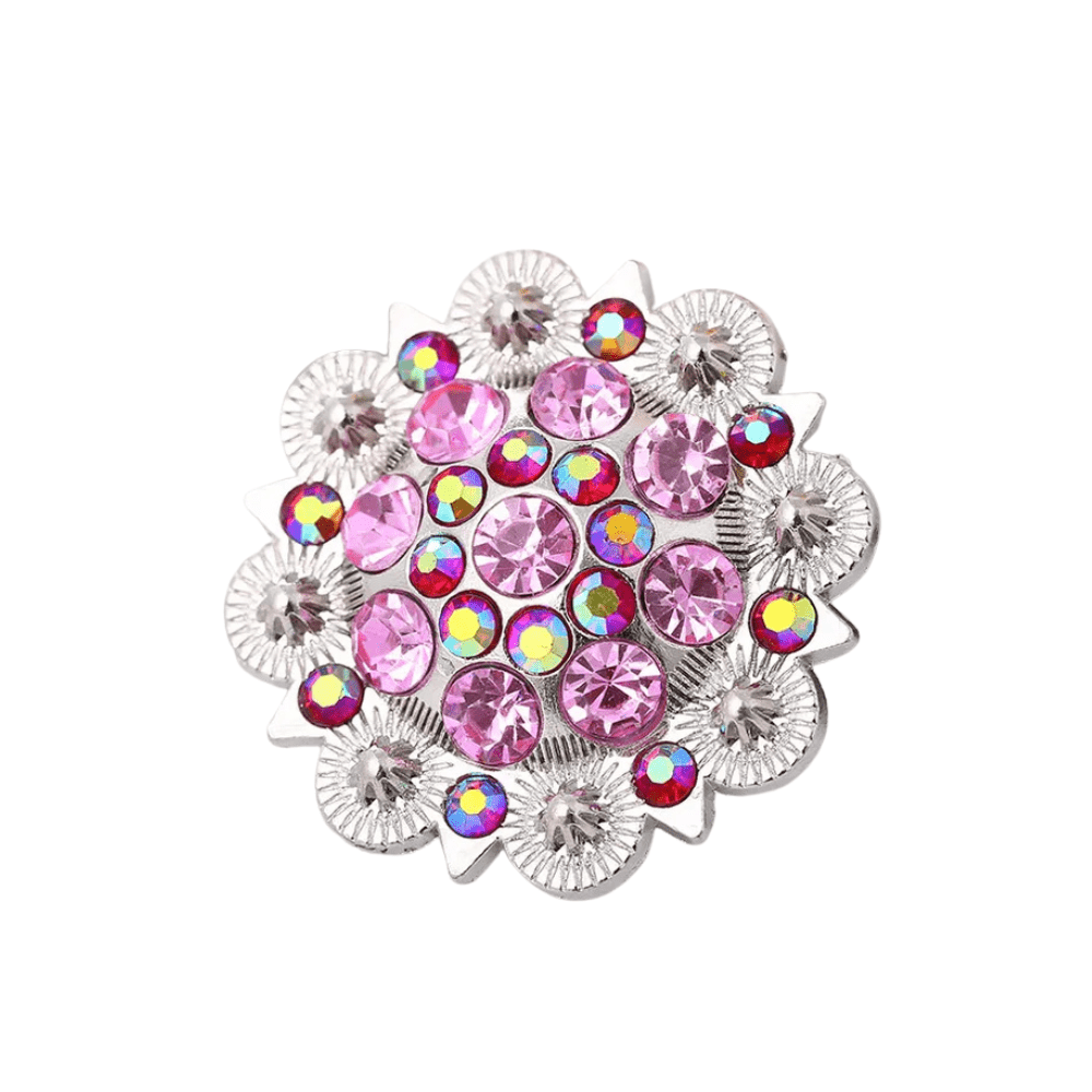 Concho i Silvermetall med Kristaller