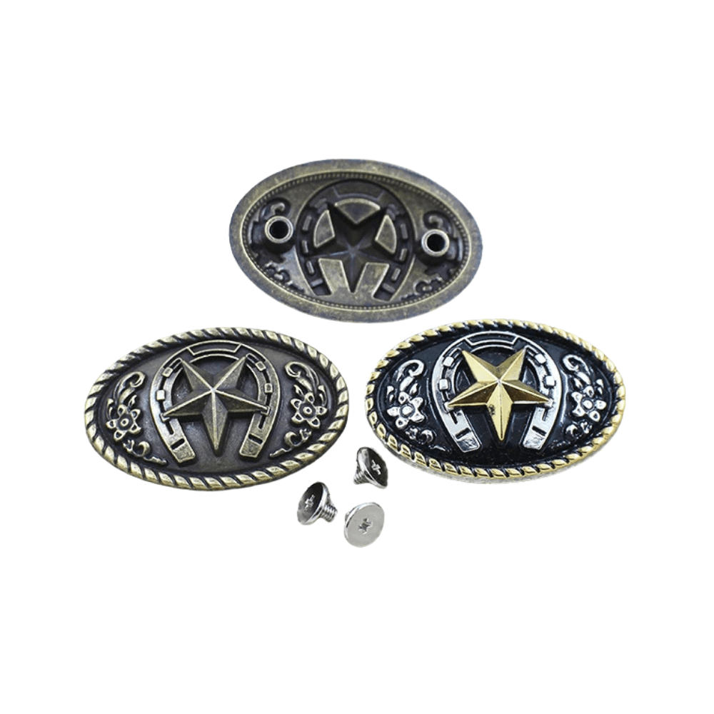 Concho med stjärnmotiv i retrostil