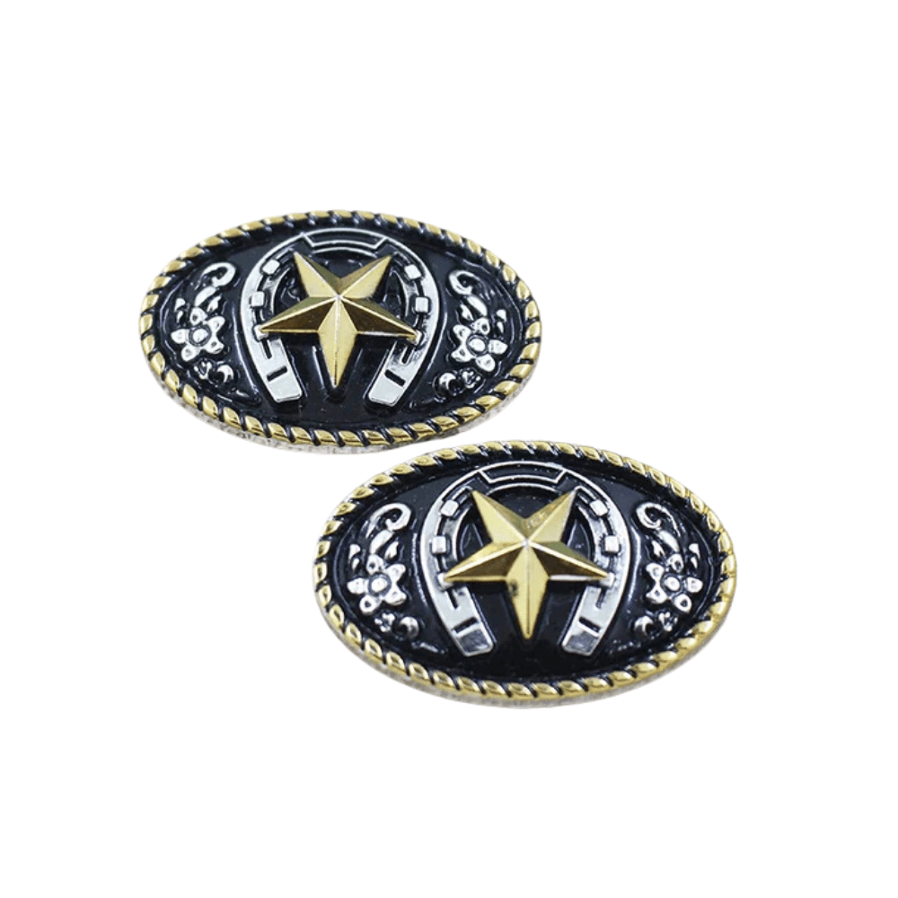 Concho med stjärnmotiv i retrostil