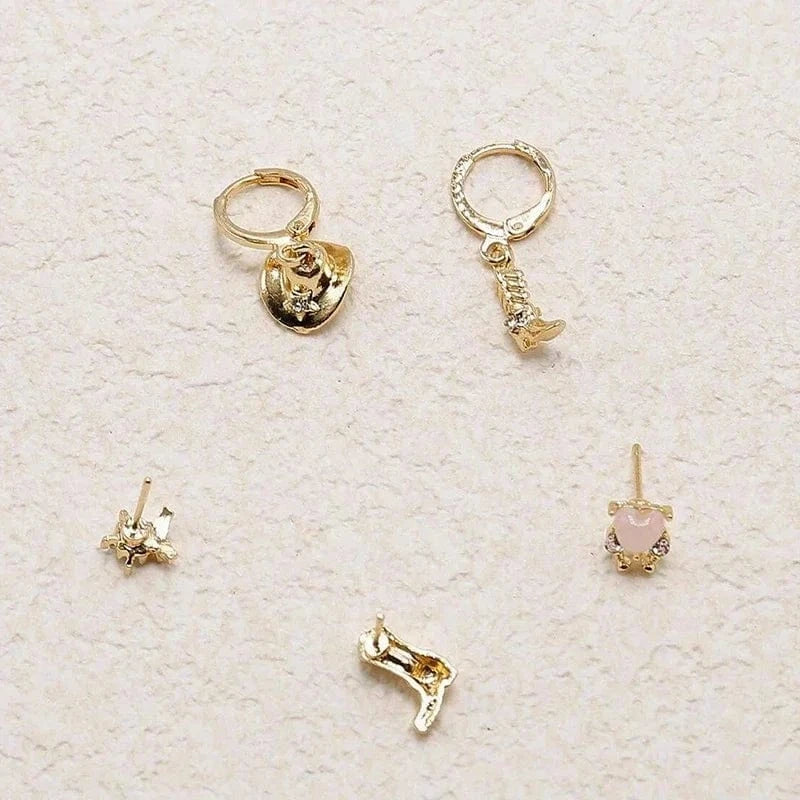 Cowboy örhängen set