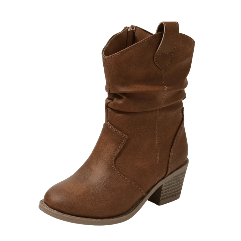 Cowboyboots barn med elegant rynkad design