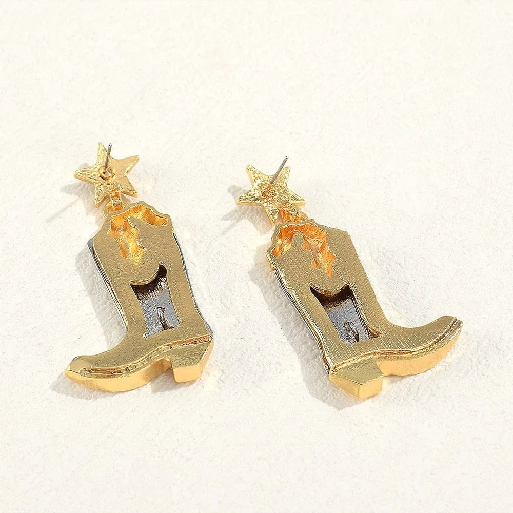 Cowboyboots örhängen