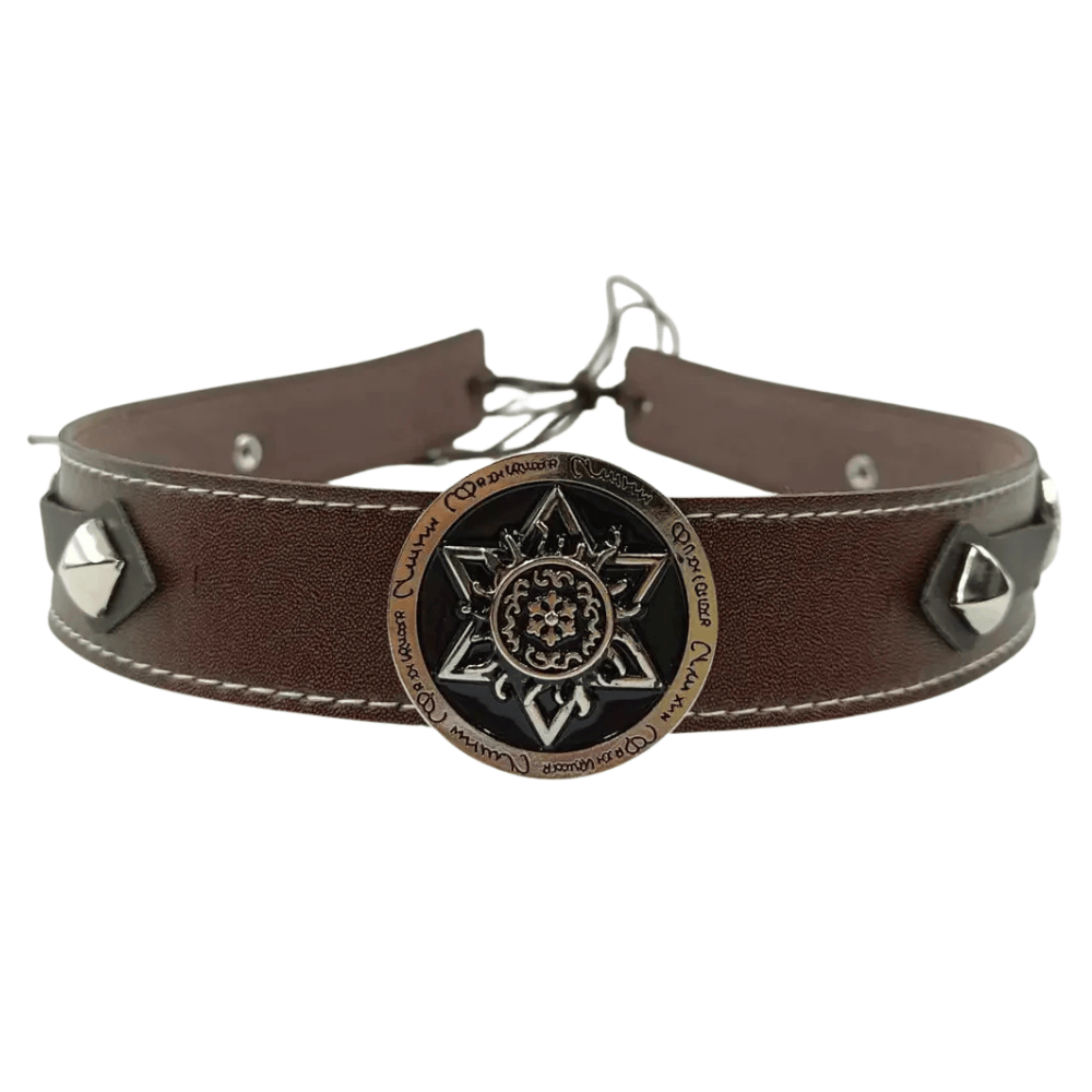 Cowboyhattband med stjärnmedaljong