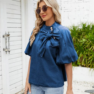 Denim blus