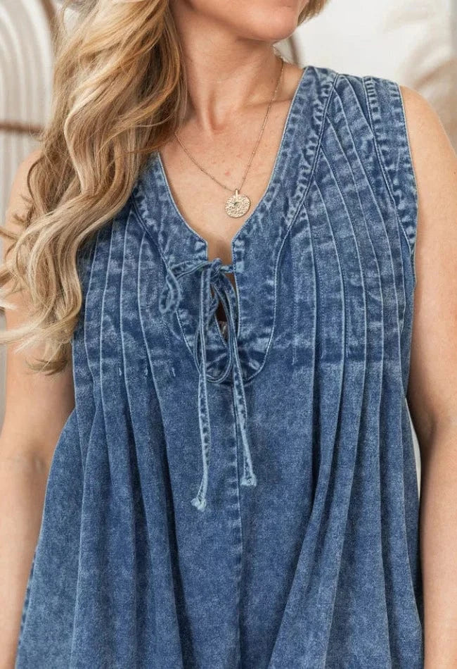 Denim jumpsuit