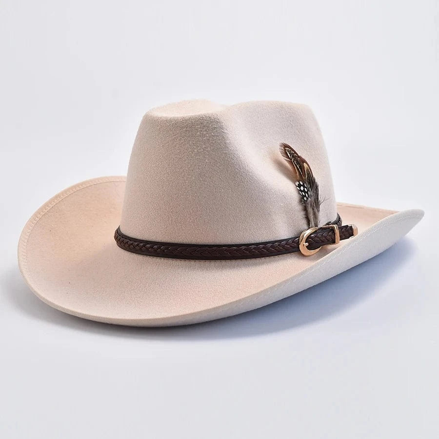 Elegant Cowboyhatt i Mjuk Filt