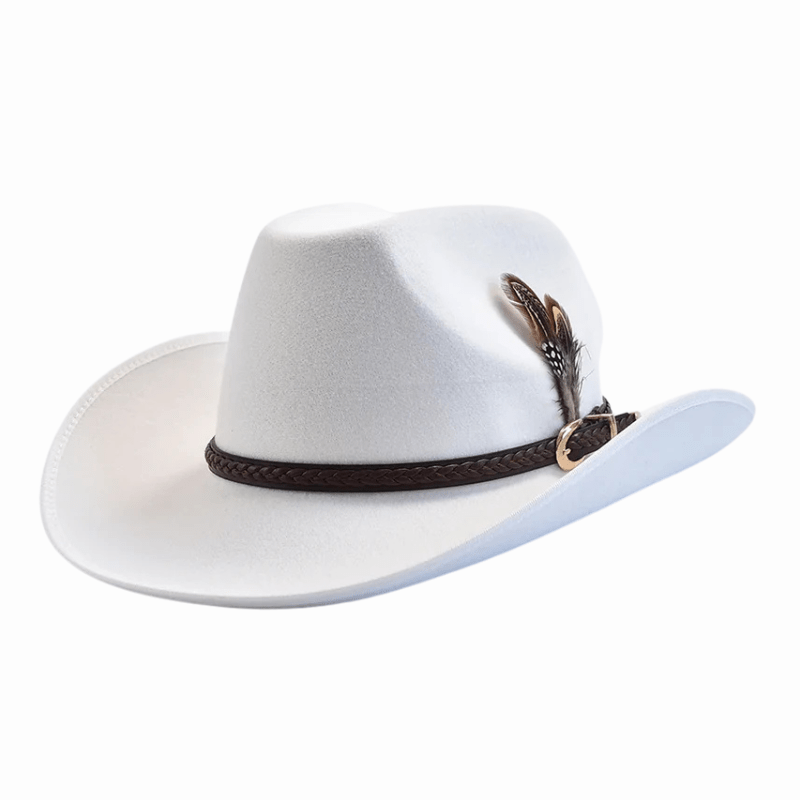 Elegant Cowboyhatt i Mjuk Filt