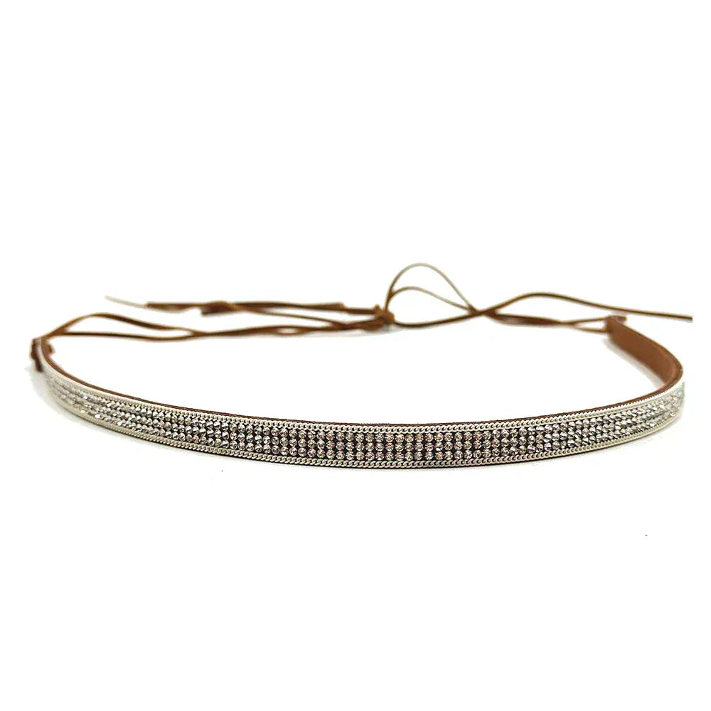 Elegant cowboyhattband strass