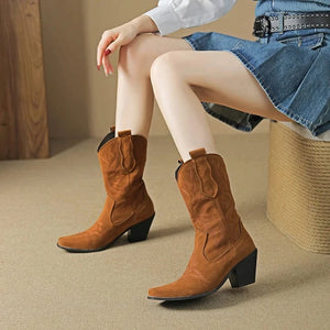 Cowboy boots mocka