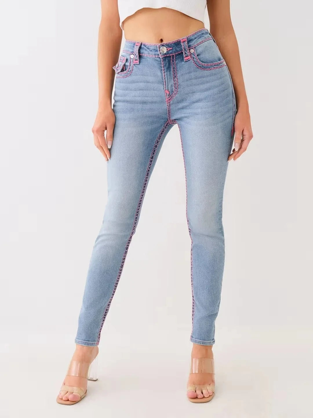 Embroidered jeans