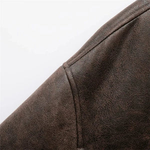 Fodrad skinnjacka dam