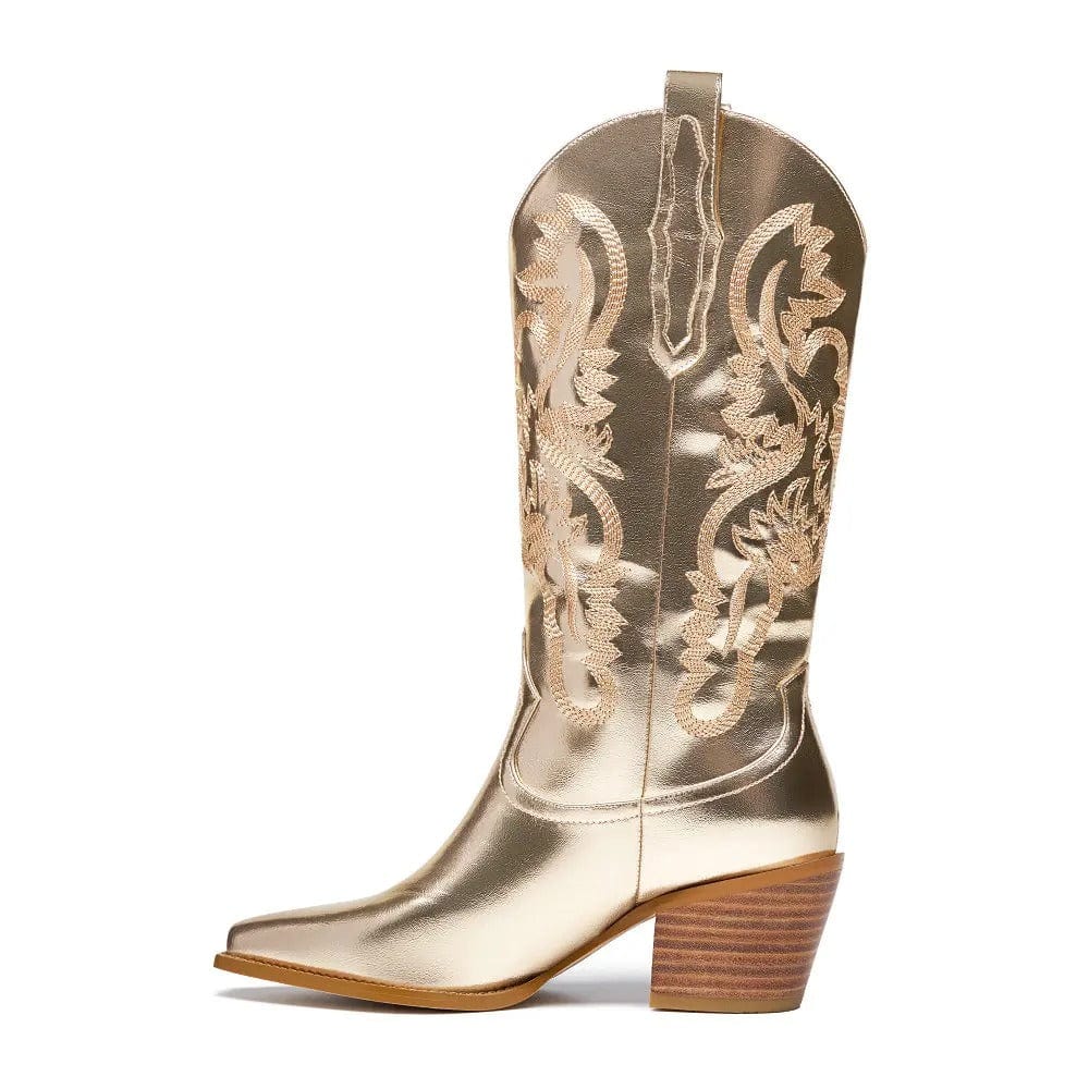 Gyllene cowboyboots