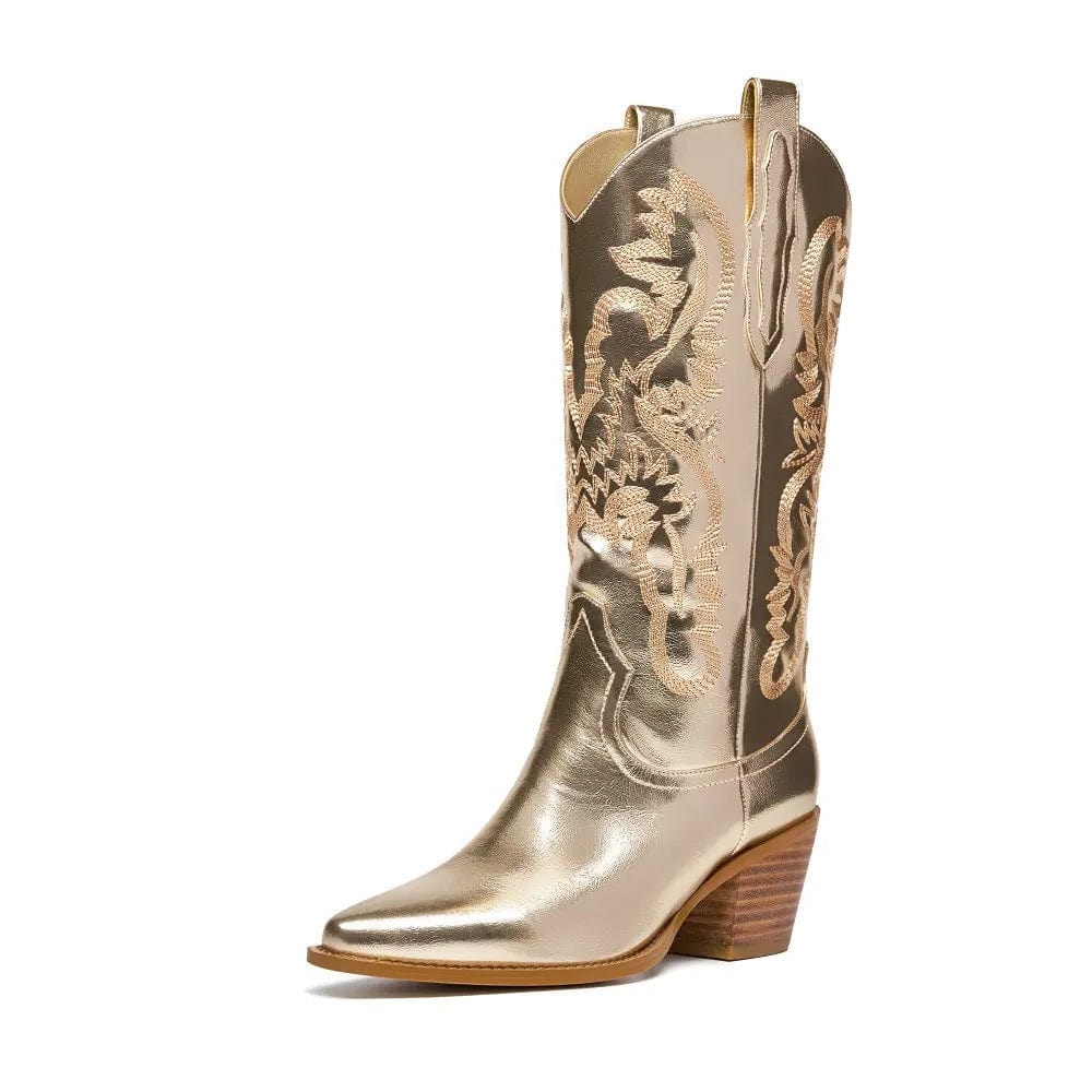 Gyllene cowboyboots
