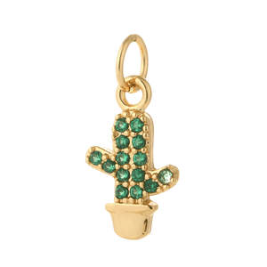 Gyllene Kaktus Berlock Silver