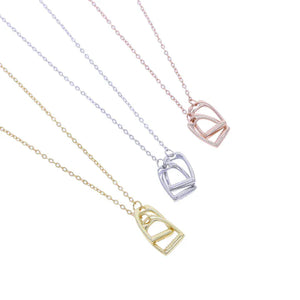 Halsband dubbla stigbyglar